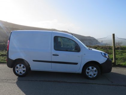 Electric van at the Needles